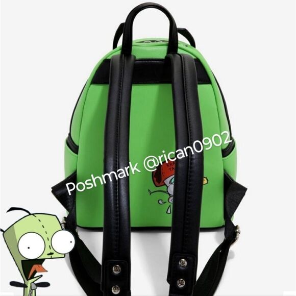 Loungefly Nickelodeon SDCC Invader Zim Gir Dog Mini Backpack - Picture 3 of 5